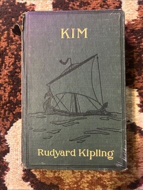 1920 hardcover edition of Kim by Rudyard Kipling.